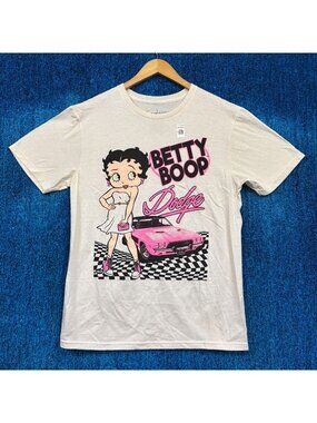 Betty Boop X Dodge Graphic T-Shirt Size Medium